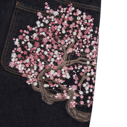 Cherry Blossom Denim Jeans